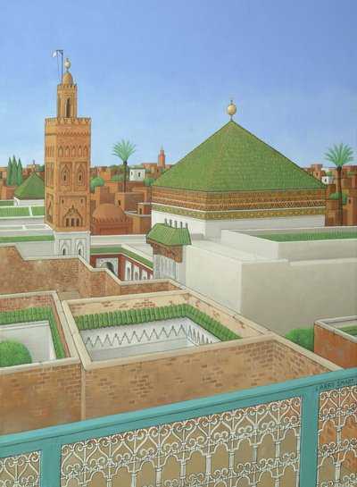 Rooftops, Marrakech by Larry Smart